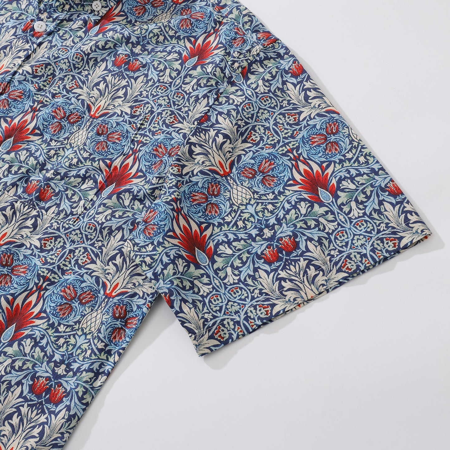 Hawaiian Shirts For Men Snakehead Designer Shirt 100% Cotton Morris Shirt
